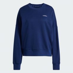 Bluza Seasonal Essentials Colorpop z wyszywaną grafiką. Białe bluzy Adidas, l, bez wzorów, z bawełny, bez kaptura. Za 239.00 zł.