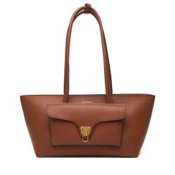 Torebka Coccinelle. Brązowe torebki klasyczne Coccinelle, bez wzorów, bez dodatków. Za 1,579.00 zł.