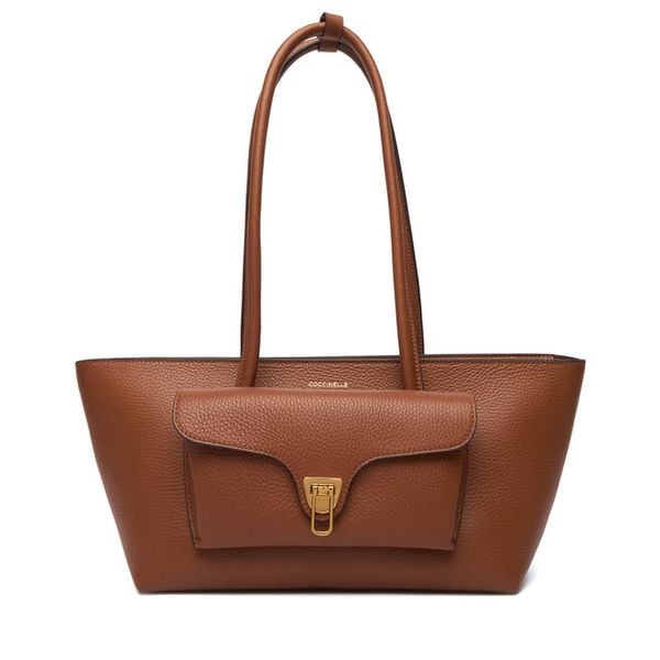 Torebka Coccinelle. Brązowe torebki klasyczne Coccinelle, bez wzorów, bez dodatków. Za 1,579.00 zł.