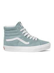 Vans Skórzane sneakersy "SK8-Hi" w kolorze błękitnym rozmiar: 35. Niebieskie trampki Vans, bez wzorów, za kostkę, bez zapięcia. Za 180.49 zł.