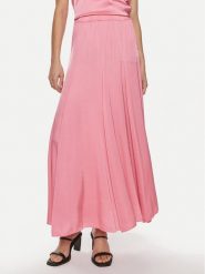 ViCOLO Spódnica midi TB0036 Różowy Regular Fit. Czerwone spódnice ViCOLO, m, bez wzorów, z wiskozy, midi. Za 159.99 zł.