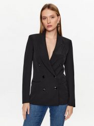 Liu Jo Marynarka MF3113 T7896 Czarny Regular Fit. Czarne marynarki i żakiety Liu Jo, bez wzorów, z syntetyku. Za 699.99 zł.