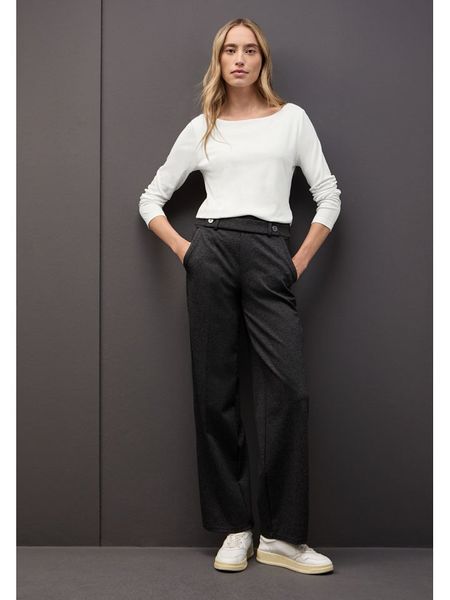 Street One Koszulka w kolorze białym rozmiar: 36. Białe bluzki Street One, bez wzorów, street, bez kołnierzyka, bez ramiączek. Za 91.56 zł.