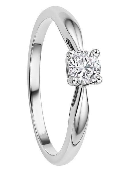 Revoni Złoty pierścionek z diamentem rozmiar: 58. Szare pierścionki Revoni, z diamentem, złote. Za 1,068.61 zł.