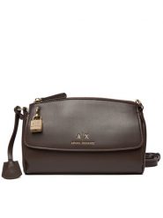 Armani Exchange Torebka XW000304 AF12040 U6304 Brązowy. Brązowe listonoszki Armani Exchange, bez wzorów, ze skóry, bez dodatków. Za 619.99 zł.