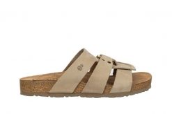 Klapki Yokono Jerba-255 Nobuck Sand, Beżowy, Skóra naturalna - 38. Brązowe klapki Yokono, bez wzorów, z materiału, bez obcasa, na płaskiej podeszwie. W wyprzedaży za 169.00 zł.