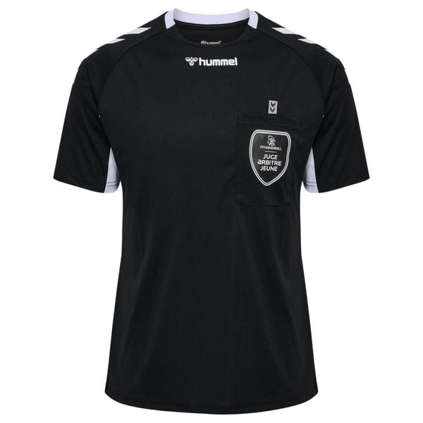 Koszulka Hummel FFHB Referee. Czarne bluzki Hummel, m, bez wzorów, młodzieżowe, bez kołnierzyka, bez ramiączek. Za 182.00 zł.