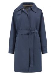 MGO leisure wear Płaszcz przeciwdeszczowy "Pippa" w kolorze granatowym rozmiar: M. Niebieskie kurtki sportowe MGO leisure wear, m, bez wzorów, z tkaniny, bez kaptura, outdoorowe. Za 281.76 zł.