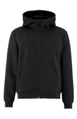 Craft Community 2.0 FZ Hoodie W – bluza z kapturem z bawełny organicznej i. Czarne bluzy Craft, s, bez wzorów, z bawełny, z kapturem. Za 300.70 zł.