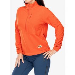 Bluza polarowa damska Fjallraven Vardag Lite Fleece. Brązowe bluzy Fjällräven, m, bez wzorów, z polaru, bez kaptura. Za 403.99 zł.