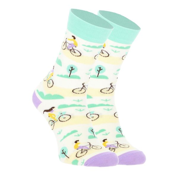 Skarpetki sportowe Keeza rowerki. Skarpety KEEZA, bez wzorów. Za 10.00 zł.