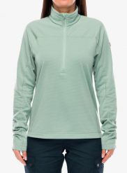 Bluza damska Fjallraven Abisko Lite Fleece Half Zip. Zielone bluzy Fjällräven, m, bez wzorów, z materiału, bez kaptura. Za 489.49 zł.