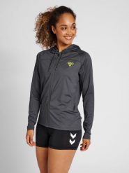 Damska bluza treningowa z kapturem Hummel GG-12. Szare bluzy Hummel, na wiosnę, xs, bez wzorów, z elastanu, z kapturem. Za 156.75 zł.