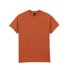 Ultra Bawełniana Koszulka Unisex Dla Dorosłych. Brązowe bluzki GILDAN, xl, bez wzorów, z bawełny, sportowe, bez kołnierzyka, bez ramiączek. Za 43.99 zł.