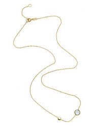 Diamant Exquis Złoty naszyjnik z topazem - dł. 44 cm rozmiar: onesize. Żółte naszyjniki Diamant Exquis, z topazem, złote. Za 939.98 zł.