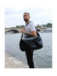 Maison héritage PARIS Skórzana torba podróżna "Jax" w kolorze czarnym - 60 x 34 x 14 cm rozmiar: onesize. Czarne torby na ramię Maison héritage PARIS, bez wzorów, z materiału, przez ramię, bez dodatków. Za 434.99 zł.