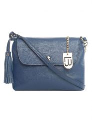 Lucca Baldi Skórzana torebka "Bagni" w kolorze niebieskim - 25 x 17 x 7 cm rozmiar: onesize. Niebieskie torby na ramię Lucca Baldi, bez wzorów, z materiału, na ramię, bez dodatków. Za 173.99 zł.