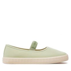 Tenisówki Big Star Shoes. Zielone trampki BIG STAR SHOES, bez wzorów, bez zapięcia. Za 59.99 zł.