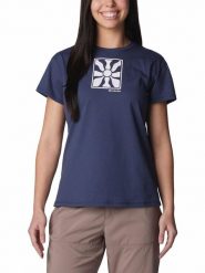 Columbia Koszulka "Sun Trek™" w kolorze granatowym rozmiar: S. Niebieskie bluzki Columbia, s, bez wzorów, z bawełny, bez kołnierzyka, bez ramiączek. Za 61.60 zł.