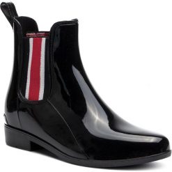 Kalosze LAUREN RALPH LAUREN - Tally II 802740795002 Black. Czarne kalosze Lauren Ralph Lauren, bez wzorów, z materiału. W wyprzedaży za 299.00 zł.