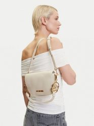 LOVE MOSCHINO Torebka JC4049PP1MLF0110 Kremowy. Białe torebki klasyczne Love Moschino, bez wzorów, ze skóry, bez dodatków. Za 460.99 zł.