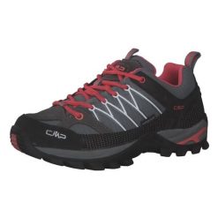 Buty trekkingowe damskie, Rigel Low Wmn. Czerwone trekkingi CMP, z gumy, trekkingowe. W wyprzedaży za 359.99 zł.