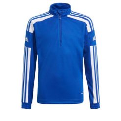 Bluza adidas Squadra 21 Jr. Białe bluzy Adidas, bez wzorów, bez kaptura. W wyprzedaży za 89.00 zł.