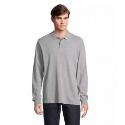 Koszulka polo z długim rękawem Sol's Planet. Szare bluzki SOL'S, s, bez wzorów, bez kołnierzyka, bez ramiączek. Za 139.00 zł.