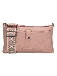 Beagles Torebka "Malaga" w kolorze jasnoróżowym - 24 x 14 x 2 cm rozmiar: onesize. Różowe torby na ramię Beagles, bez wzorów, z materiału, na ramię, małe, bez dodatków. Za 90.45 zł.