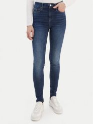 Tommy Jeans Jeansy Nora DW0DW19254 Niebieski Skinny Fit. Niebieskie jeansy Tommy Jeans, bez wzorów. Za 409.99 zł.