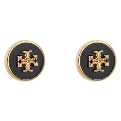 Kolczyki Tory Burch. Czarne kolczyki Tory Burch. Za 539.99 zł.