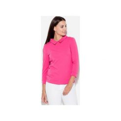 Bluzka K253 Fuksja. Czerwone bluzki Katrus, l, bez wzorów, z dzianiny, bez kołnierzyka, bez ramiączek. Za 79.00 zł.