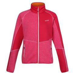 Bluza Polarowa Damska Melanżowy Pełen Suwak Lindalla VII. Czerwone bluzy Regatta, bez wzorów, z polaru, bez kaptura. Za 81.99 zł.