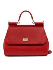 Dolce&Gabbana Torebka BB6002 A1001 Czerwony. Czerwone torebki klasyczne Dolce&Gabbana, bez wzorów, ze skóry, bez dodatków. Za 6,369.00 zł.