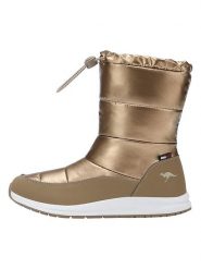 Kangaroos Kozaki zimowe "K-WW Luna RTX" w kolorze złotym rozmiar: 39. Żółte kozaki KangaROOS, na zimę, bez obcasa, bez zapięcia. Za 152.98 zł.