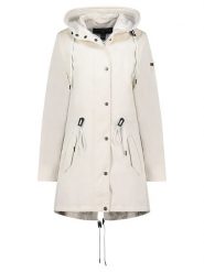 Geographical Norway Parka "Cumi" w kolorze białym rozmiar: XXL. Białe parki Geographical Norway, xxl, bez kaptura. Za 210.81 zł.