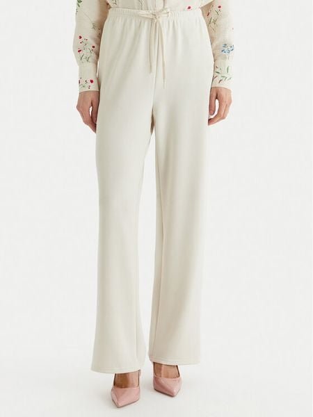ONLY Spodnie materiałowe Maya 15369156 Beżowy Loose Fit. Brązowe spodnie materiałowe Only, s, bez wzorów, z materiału. Za 107.99 zł.