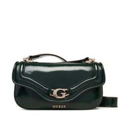 Torebka Guess. Zielone listonoszki Guess, z aplikacjami, bez dodatków. Za 549.99 zł.