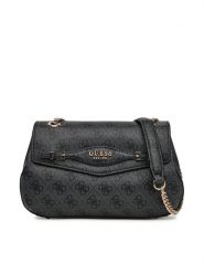 Guess Torebka Katya HWSG96 52210 Czarny. Czarne torebki klasyczne Guess, z aplikacjami, ze skóry, bez dodatków. Za 589.99 zł.