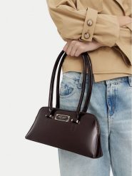 Nine West Torebka CEO-MODERN MUSE-LA374-4764 Brązowy ciemny. Brązowe torebki klasyczne Nine West, bez wzorów, ze skóry, bez dodatków. Za 179.99 zł.