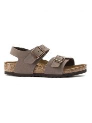 Birkenstock Skórzane sandały "New York" w kolorze beżowym rozmiar: 29. Brązowe sandały Birkenstock, bez wzorów, z nubiku, klasyczne, z otwartym noskiem, bez obcasa, bez zapięcia. Za 183.59 zł.