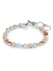 Tamaris Bransoletka z agalmatolitami rozmiar: onesize. Bransoletki Tamaris, ze stali. Za 104.45 zł.