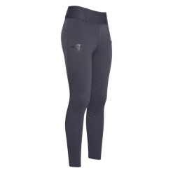 Damskie legginsy jeździeckie z pełną przyczepnością Easy Rider Don. Szare legginsy EASY RIDER, bez wzorów. Za 321.55 zł.