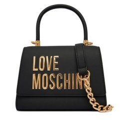 Torebka LOVE MOSCHINO. Czarne torebki klasyczne Love Moschino, bez wzorów, bez dodatków. Za 1,009.00 zł.