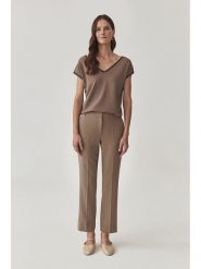 TATUUM Koszulka w kolorze brązowym rozmiar: M. Brązowe bluzki Tatuum, m, bez wzorów, bez kołnierzyka, bez ramiączek. Za 117.73 zł.