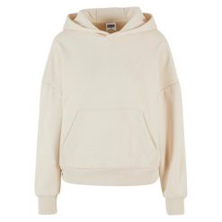 Bluza Damska Z Kapturem Oversize. Brązowe bluzy Urban Classics, l, bez wzorów, z kapturem. Za 147.99 zł.