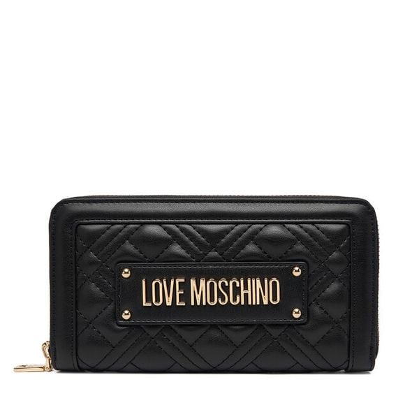 Portfel LOVE MOSCHINO. Czarne portfele Love Moschino, bez wzorów. Za 439.99 zł.