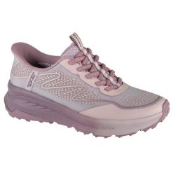 Buty sportowe Sneakersy damskie, Slip-Ins: Switch Back - Mist. Fioletowe obuwie sportowe Skechers, bez zapięcia, trekkingowe, Skechers Sport. Za 399.99 zł.