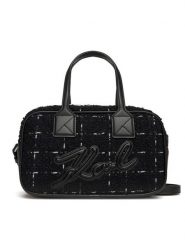 KARL LAGERFELD Torebka A4W30259 Czarny. Czarne listonoszki KARL LAGERFELD, bez wzorów, ze skóry, bez dodatków. Za 849.99 zł.