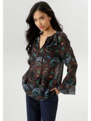 Aniston Bluzka w kolorze czarnym rozmiar: 38. Czarne bluzki Aniston, bez wzorów, bez kołnierzyka, bez ramiączek. Za 65.54 zł.